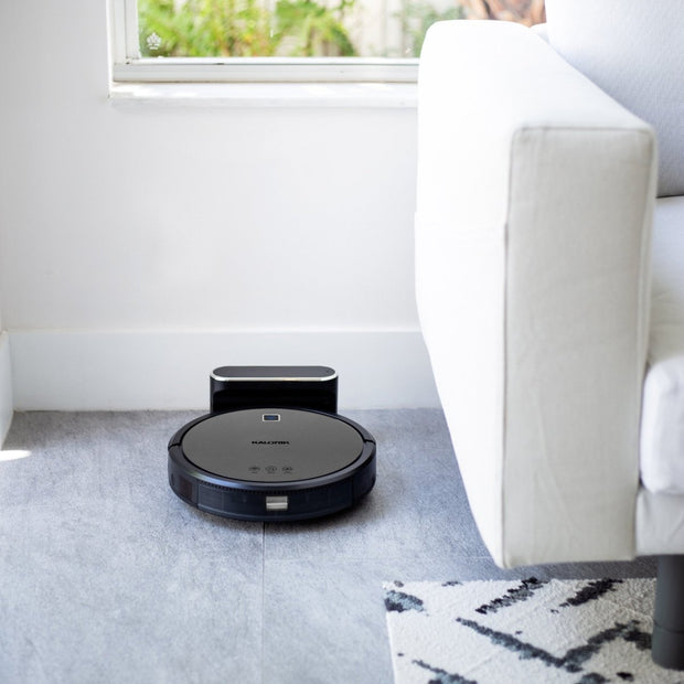 Kalorik Home Ionic Pure Air Smart Robot Vacuum, Black and Gray