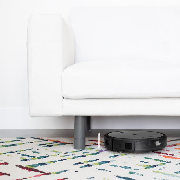 Kalorik Home Ionic Pure Air Smart Robot Vacuum, Black and Gray