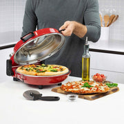Kalorik® Hot Stone Pizza Oven, Red