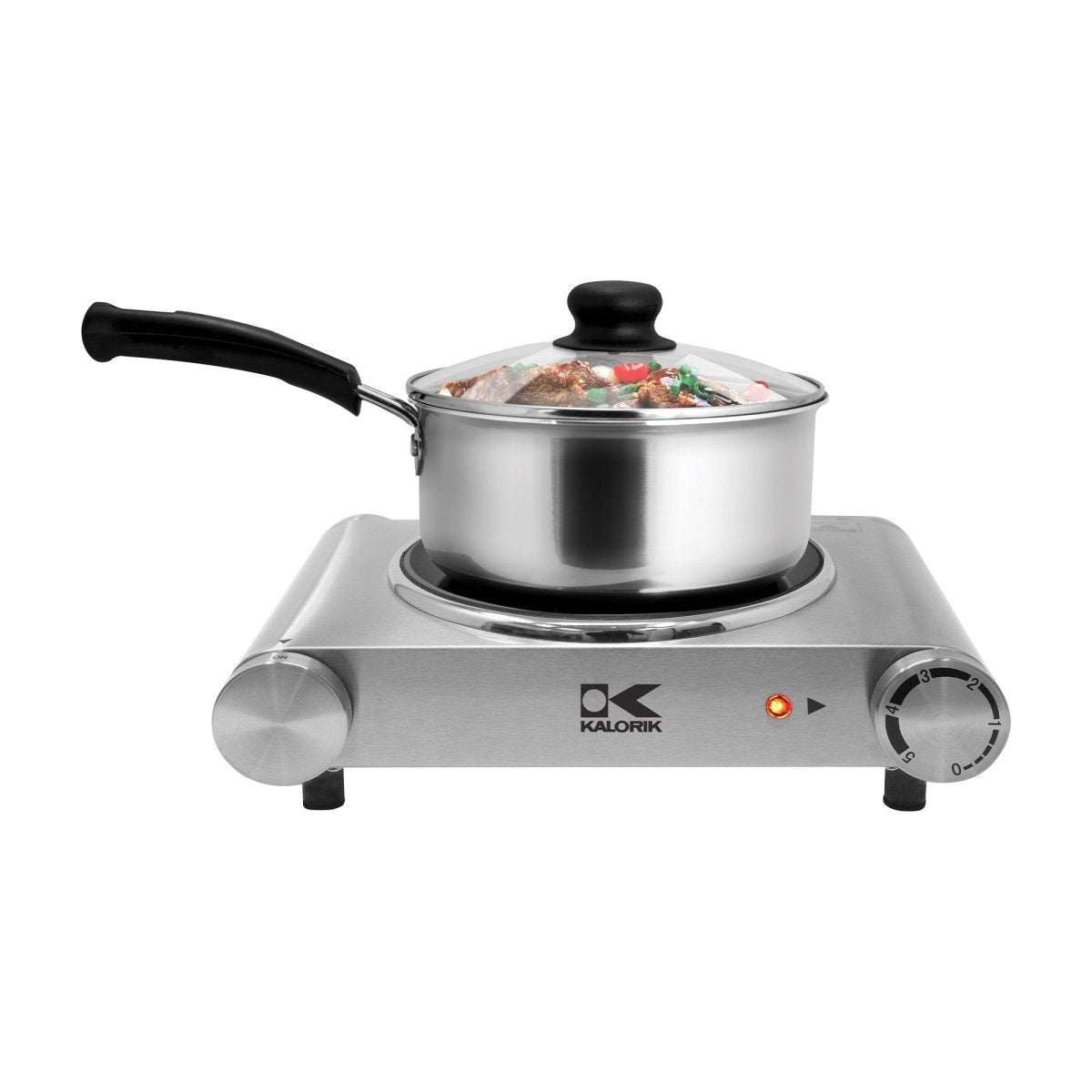 Kalorik® Infrared Single Ceramic Cooking Plate, Stainless Steel