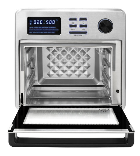Kalorik MAXX 16 Quart Digital Air Fryer Oven, Black and Stainless Steel