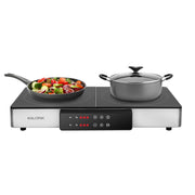 Kalorik MAXX® 2-in-1 Electric Griddle & Double Cooktop