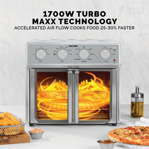 NEW! Kalorik MAXX® 26 Quart Digital Air Fryer Oven with 5 Accessories