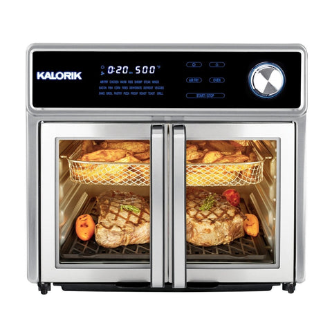 Kalorik MAXX® 26 Quart Digital Air Fryer Oven Grill DELUXE, Stainless Steel
