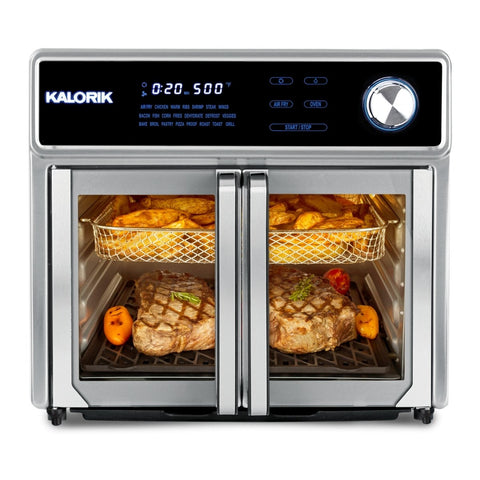 Kalorik MAXX® 26 Quart Digital Air Fryer Oven Grill, Stainless Steel