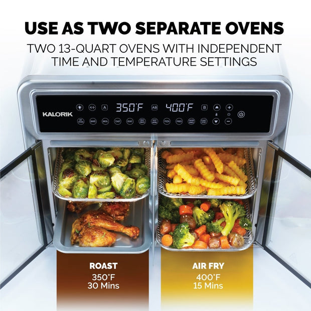 Kalorik MAXX® 26 Quart Flex Trio Air Fryer Oven