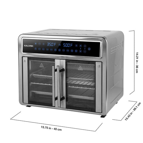 Kalorik MAXX 16 Qt. Digital Air Fryer Oven (Blk/Silver)