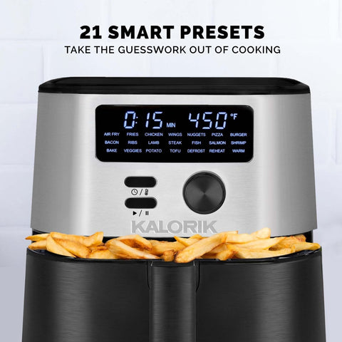 Great Results & Crispy Delights: with Kalorik MAXX® 4 Quart Air Fryer!