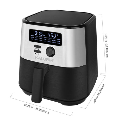 7L Digital Stainless Steel Air Fryer Kitchen Appliance