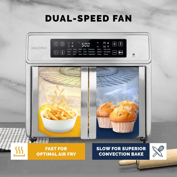 Kalorik MAXX® 26 Quart Flex Trio Air Fryer Oven