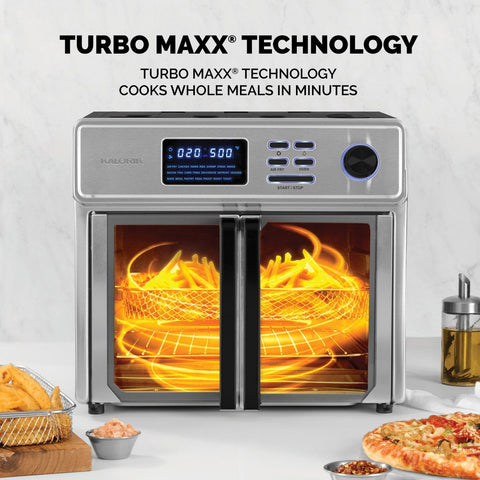 NEW! Kalorik MAXX® 26 Quart Digital Air Fryer Oven with 5 Accessories