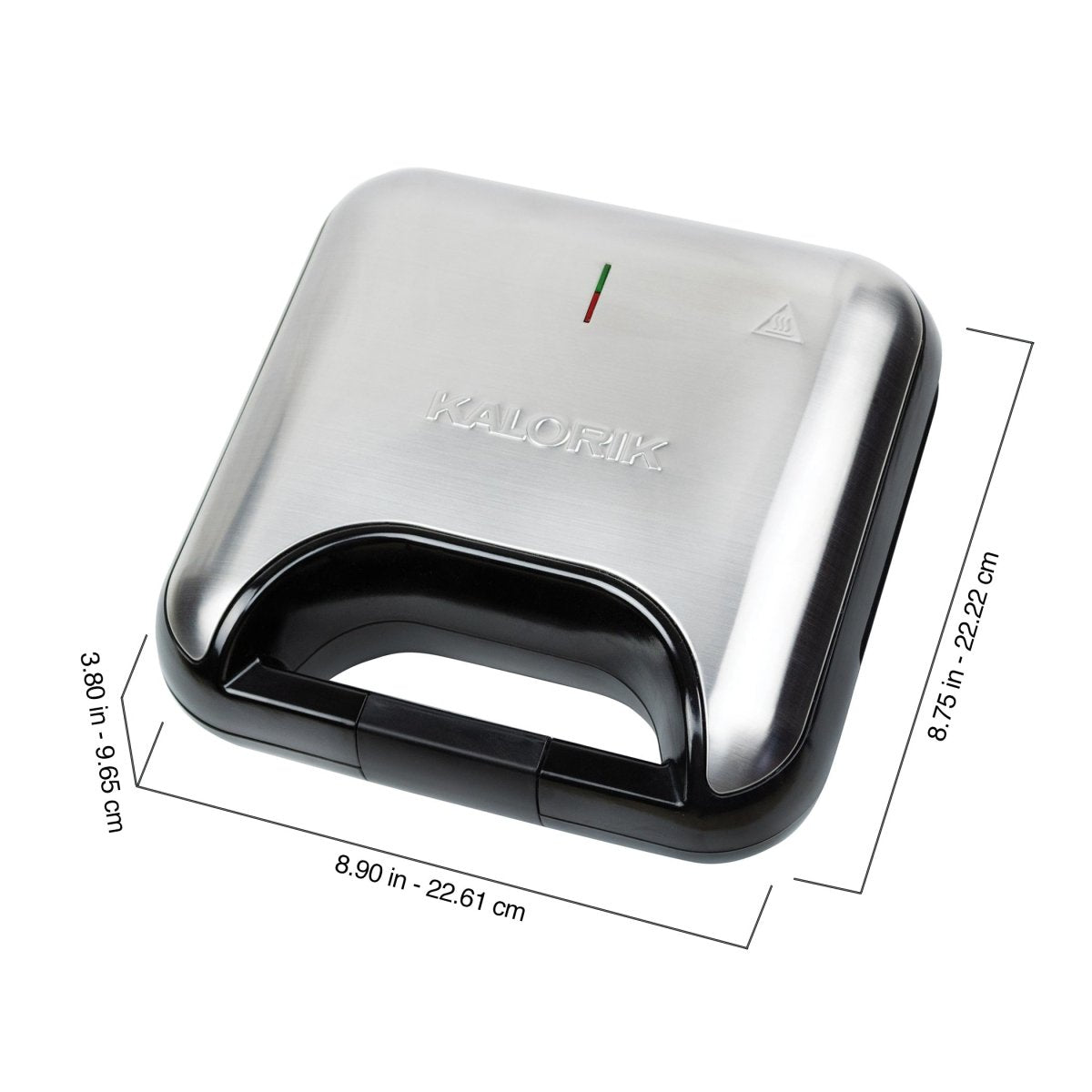 Kalorik® MultiPurpose Waffle, Grill and Sandwich Maker, Stainless Ste