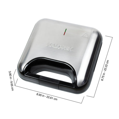 Sandwich Toaster Stainless Steel Grill Press Grilled Cheese Maker for Home Baking Tools, Silver