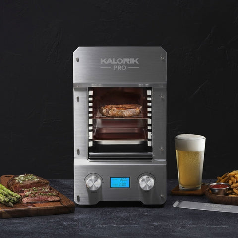 Grill Like a Pro w/the Kalorik® Pro 1500°F Electric Steakhouse Grill