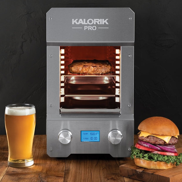 Kalorik® Pro 1500°F Electric Steakhouse Grill, Stainless Steel