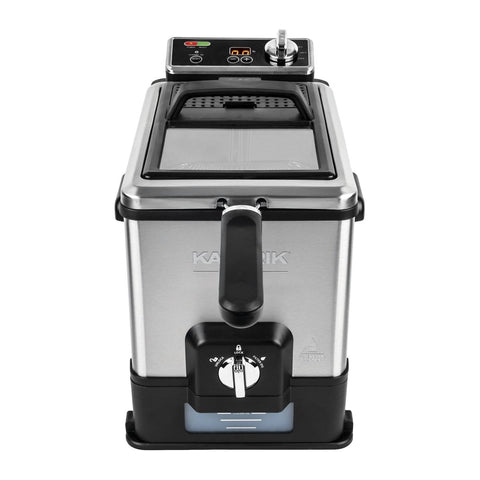 Kalorik Pro 4.2 Qt. Triple Basket Deep Fryer w/Oil Filtration