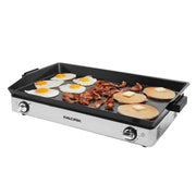 Kalorik® Pro Double Griddle and Cooktop, Stainless Steel