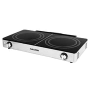 Kalorik® Pro Double Griddle and Cooktop, Stainless Steel