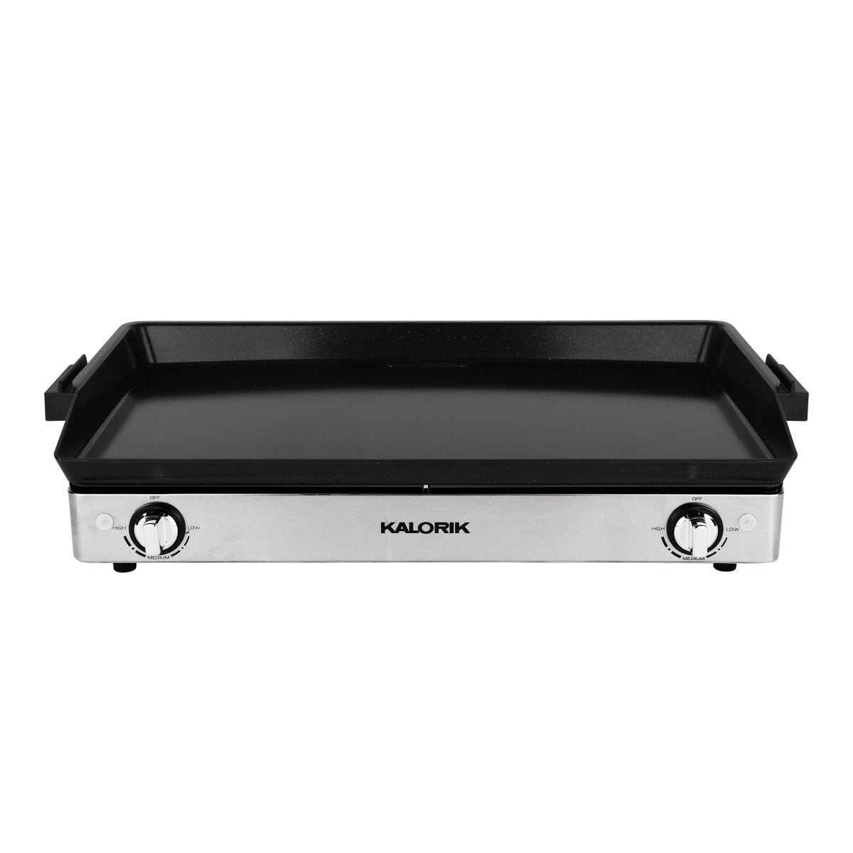 Kalorik® Pro Double Griddle and Cooktop, Stainless Steel