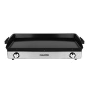 Kalorik® Pro Double Griddle and Cooktop, Stainless Steel