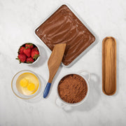 Mad Hungry 2-Piece Acacia Wood Spurtle Set, Blue