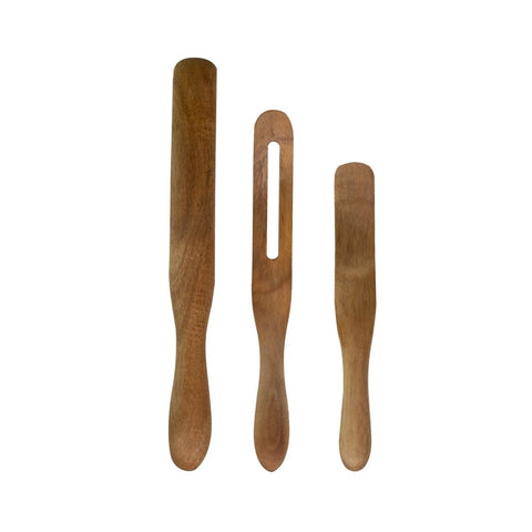 Mad Hungry 3pc Skinny Acacia Spurtle Set