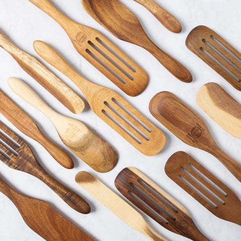 Mad Hungry As Seen On TV Premium 4-Piece Acacia Wood Spurtle Set